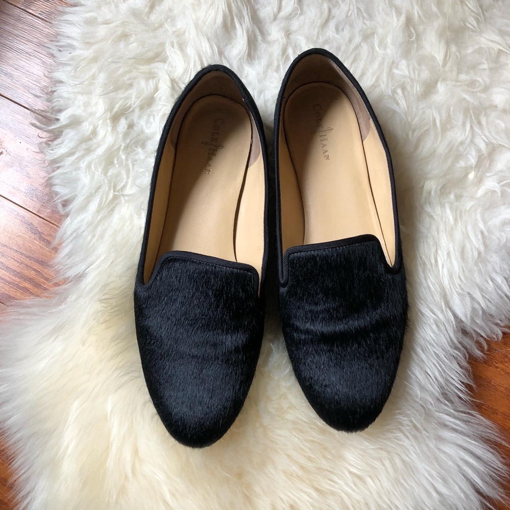 Cole Haan Sabrina Loafer black pony hair